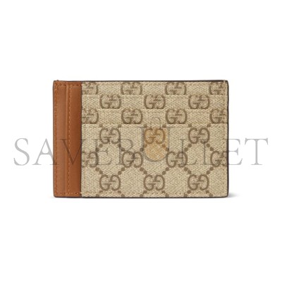 GUCCI GG EMBLEM CARD CASE 821208 (12*8cm)